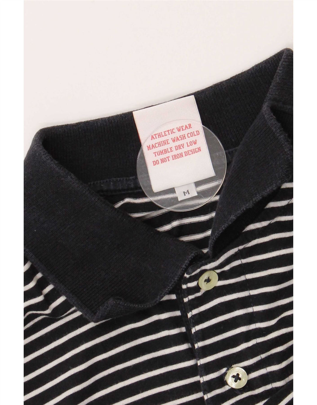 Camisa polo masculina Franklin & Marshall média listrada azul marinho