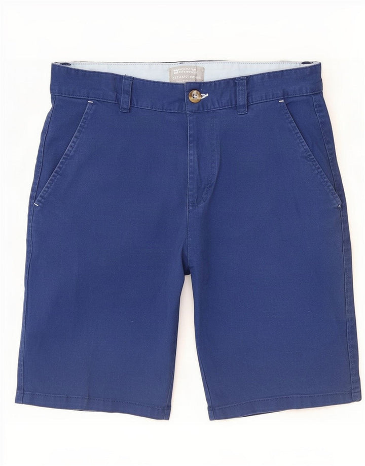 Mountain Warehouse Mens Chino Shorts Médio W32 Algodão Azul