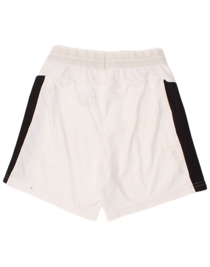 Shorts esportivos Puma Boys 7-8 anos branco colorblock poliéster