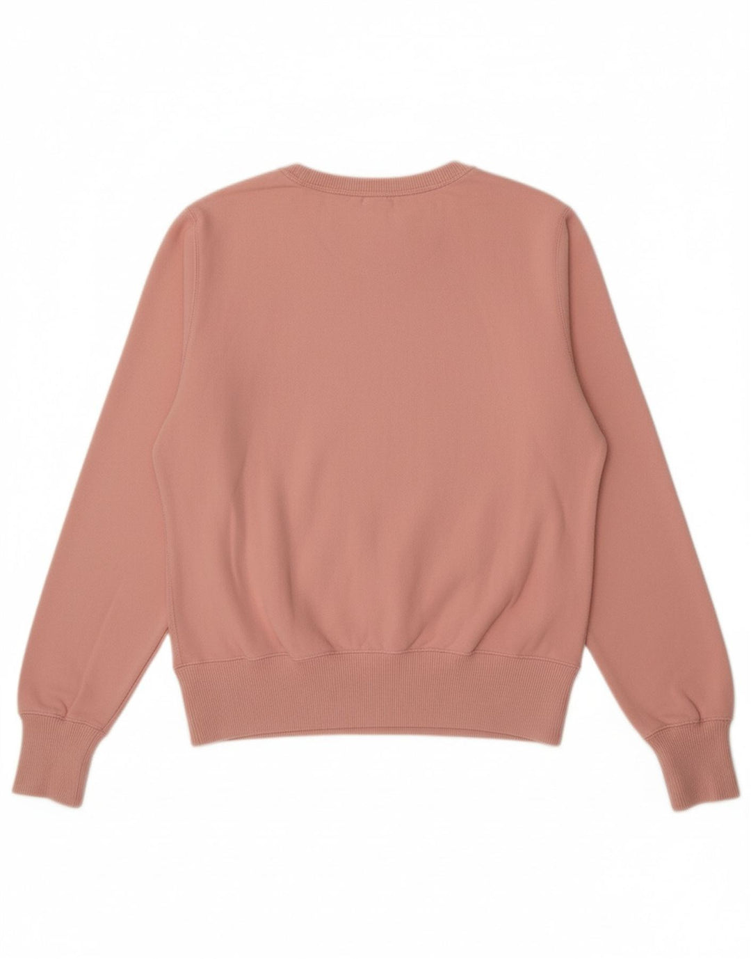 NIKE Womens Sweatshirt Jumper UK 10/12 Médio Algodão Rosa
