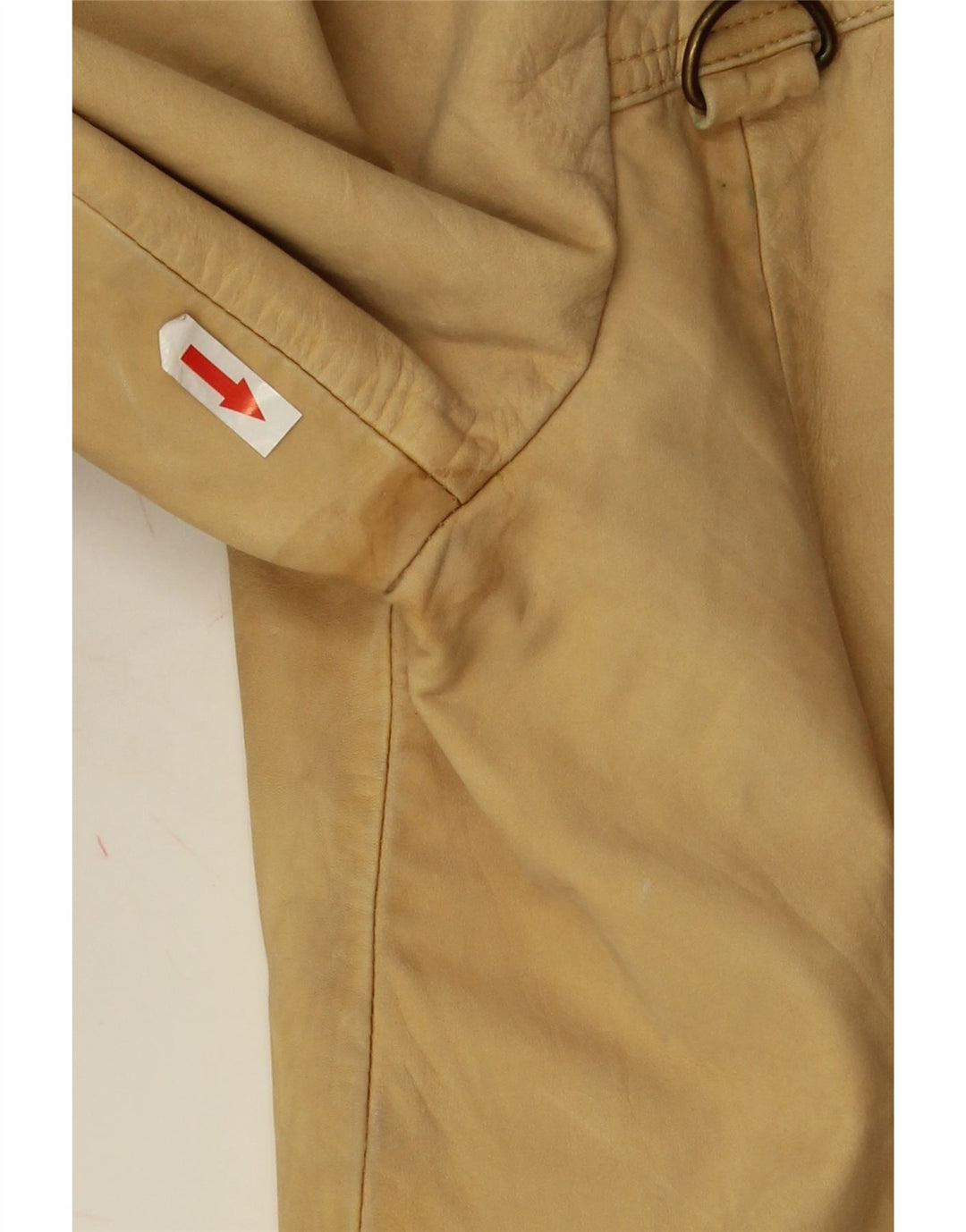 Jaqueta masculina de couro para motociclista Massimo Rebecchi IT 54 2XL couro bege