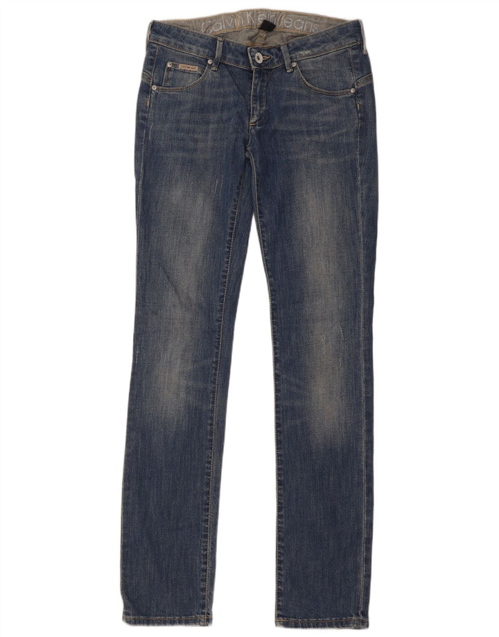 Calvin Klein Jeans Slim Feminino W29 L34 Azul Algodão