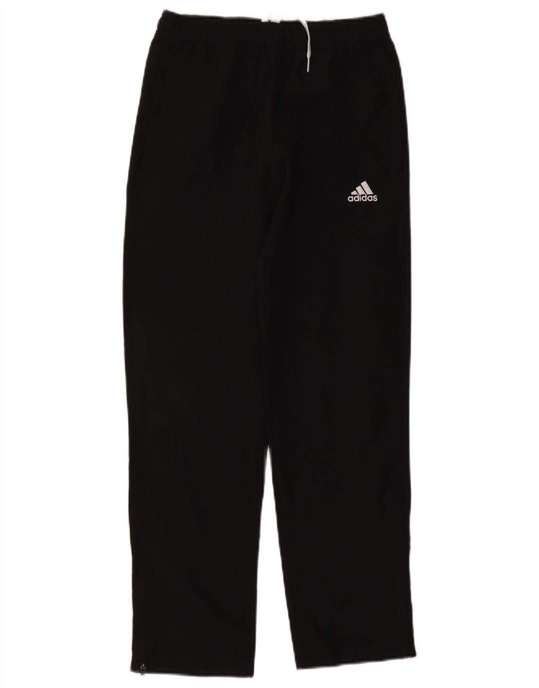 Calças de treino Adidas meninos 11-12 anos poliéster preto