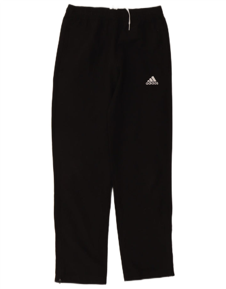 Calças de treino Adidas meninos 11-12 anos poliéster preto