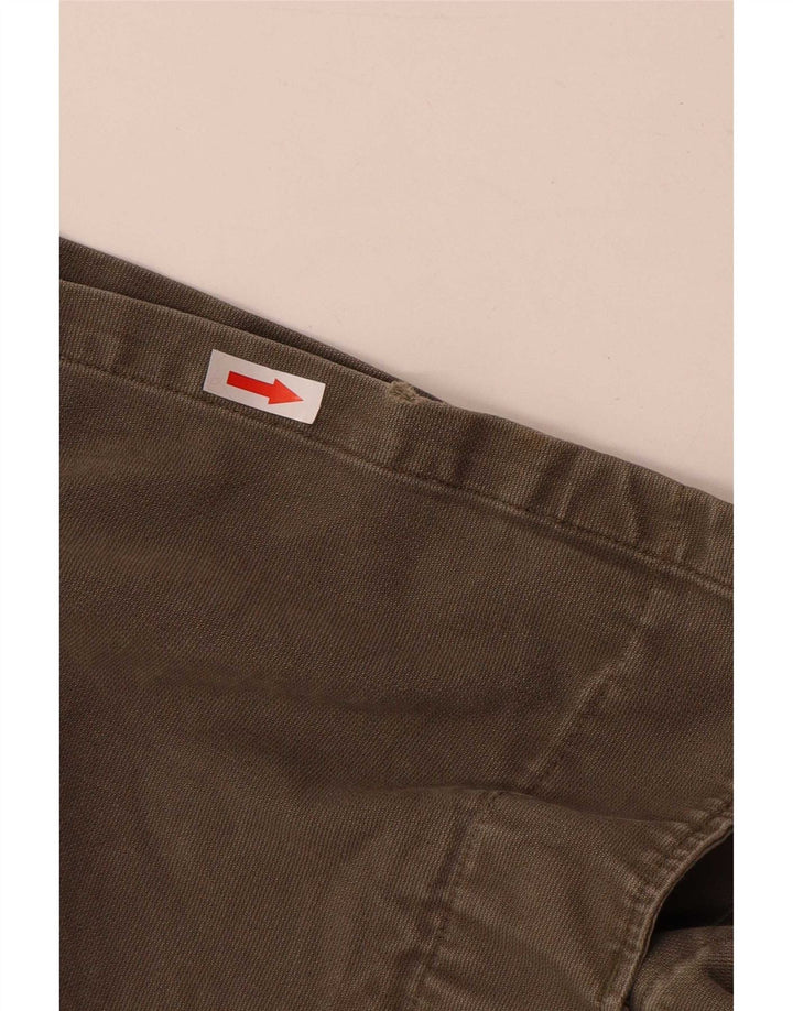 Jaqueta militar masculina vintage UK 40 grande cáqui