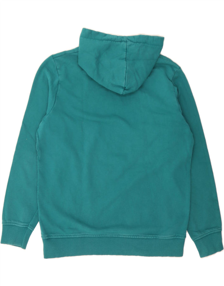 JACK & JONES Mens Graphic Hoodie Jumper Large Blue Cotton Vintage Jack & Jones and Second-Hand Jack & Jones from Messina Hembry 