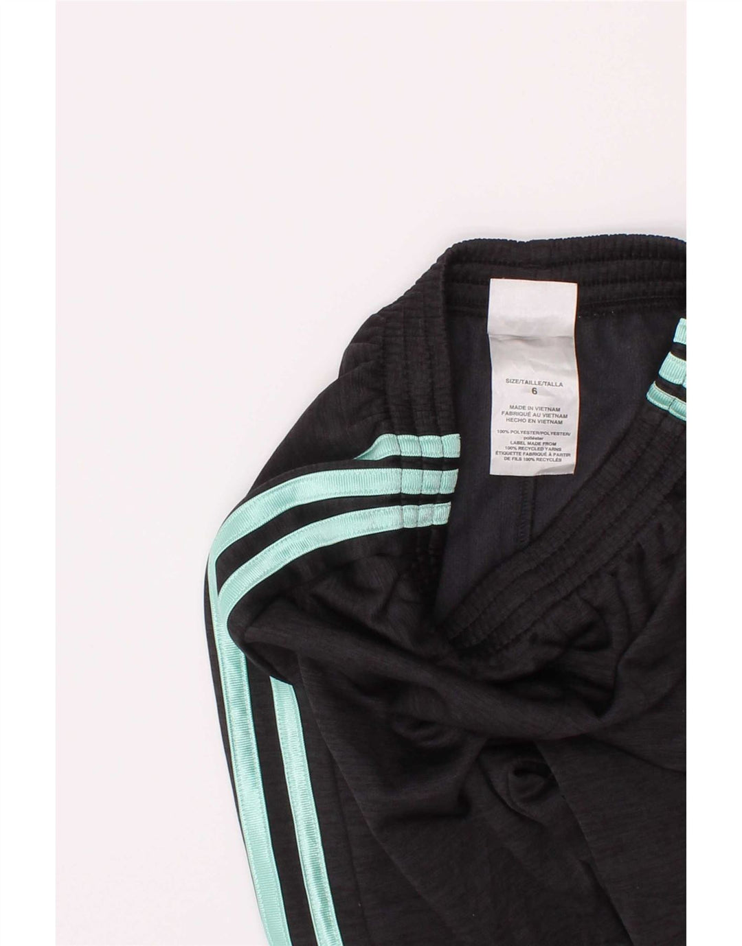Adidas meninos calças de treino gráfico joggers 5-6 anos cinza poliéster