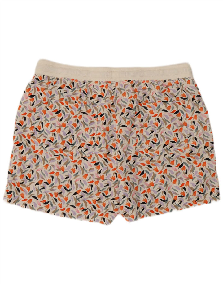 Shorts feminino Marks & Spencer UK 16 grande linho floral multicolorido