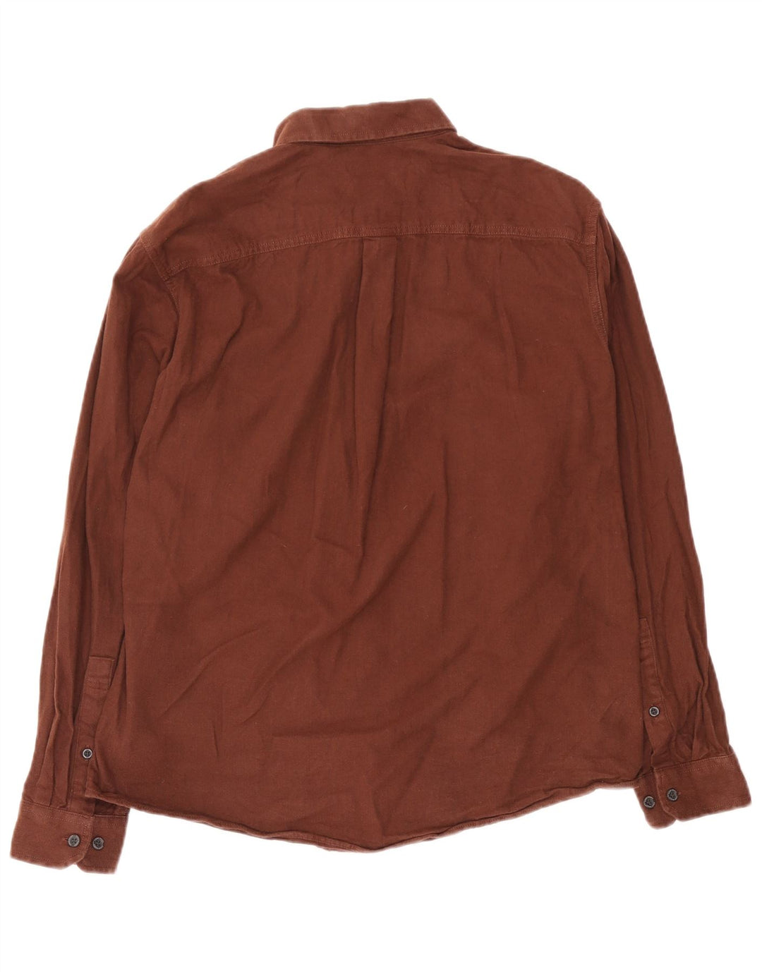 Camisa masculina de flanela Eddie Bauer Classic Fit grande marrom