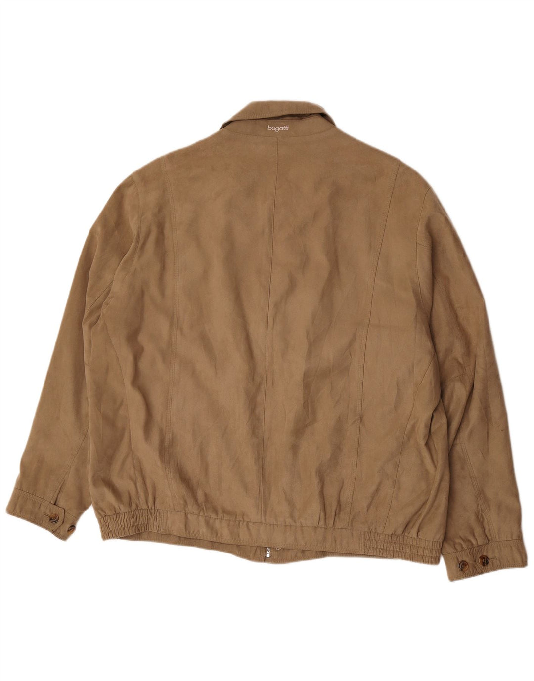 Jaqueta bomber masculina Bugatti EU 62 6XL poliéster marrom