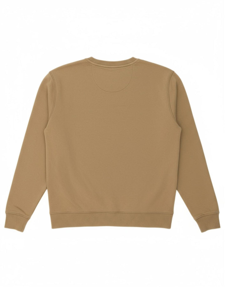 JACK WILLS moletom masculino jumper pequeno algodão bege