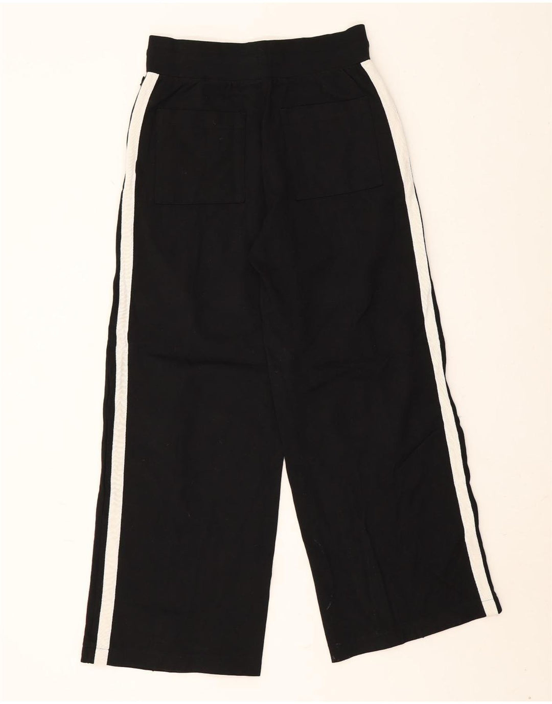 Calça de treino feminina MARKS & SPENCER Reino Unido 10 pequeno bloco colorido preto