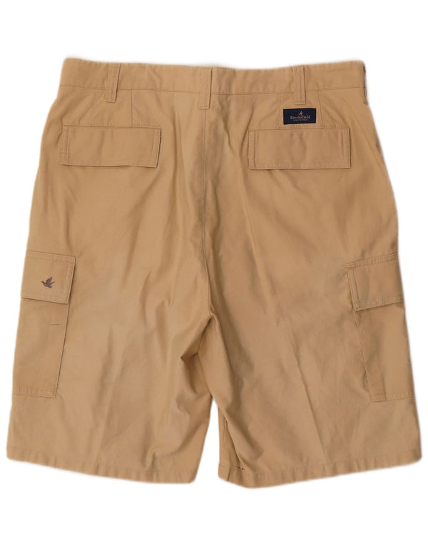 Shorts cargo masculino Brooksfield IT 52 XL W38 algodão bege