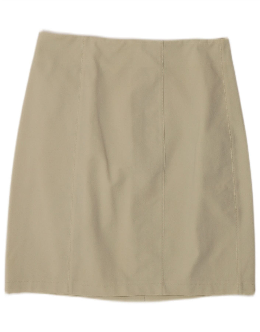 Mini saia feminina vintage grande W30 poliamida bege