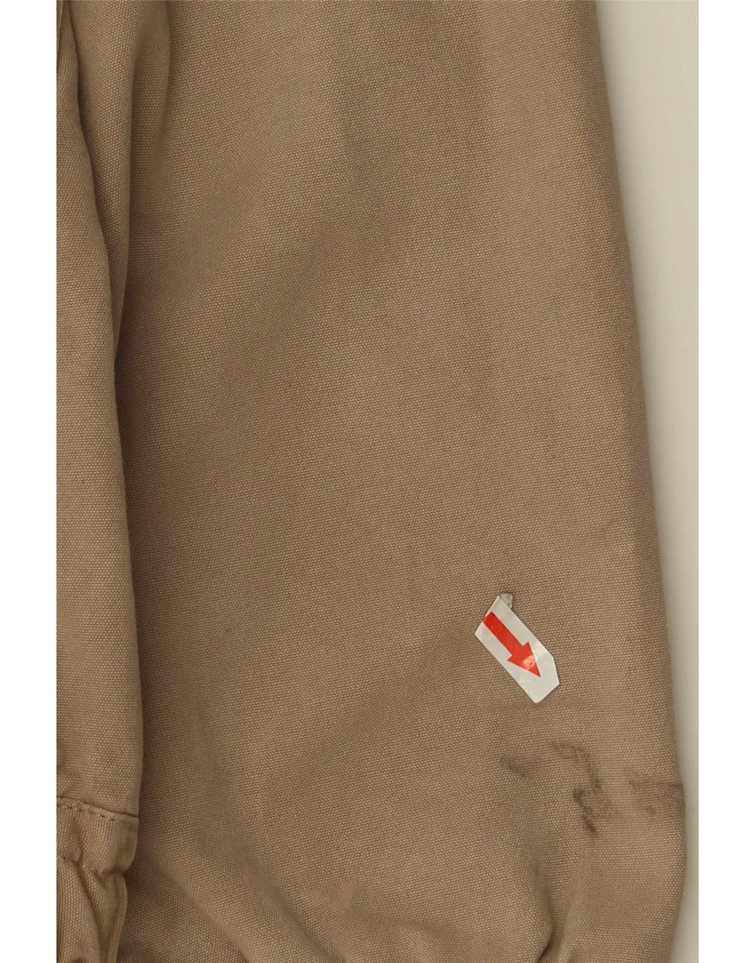 Jaqueta bomber masculina Murphy & Nye Reino Unido 42 XL algodão bege
