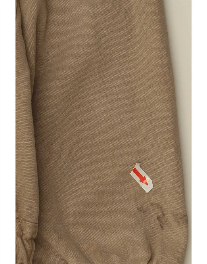 Jaqueta bomber masculina Murphy & Nye Reino Unido 42 XL algodão bege