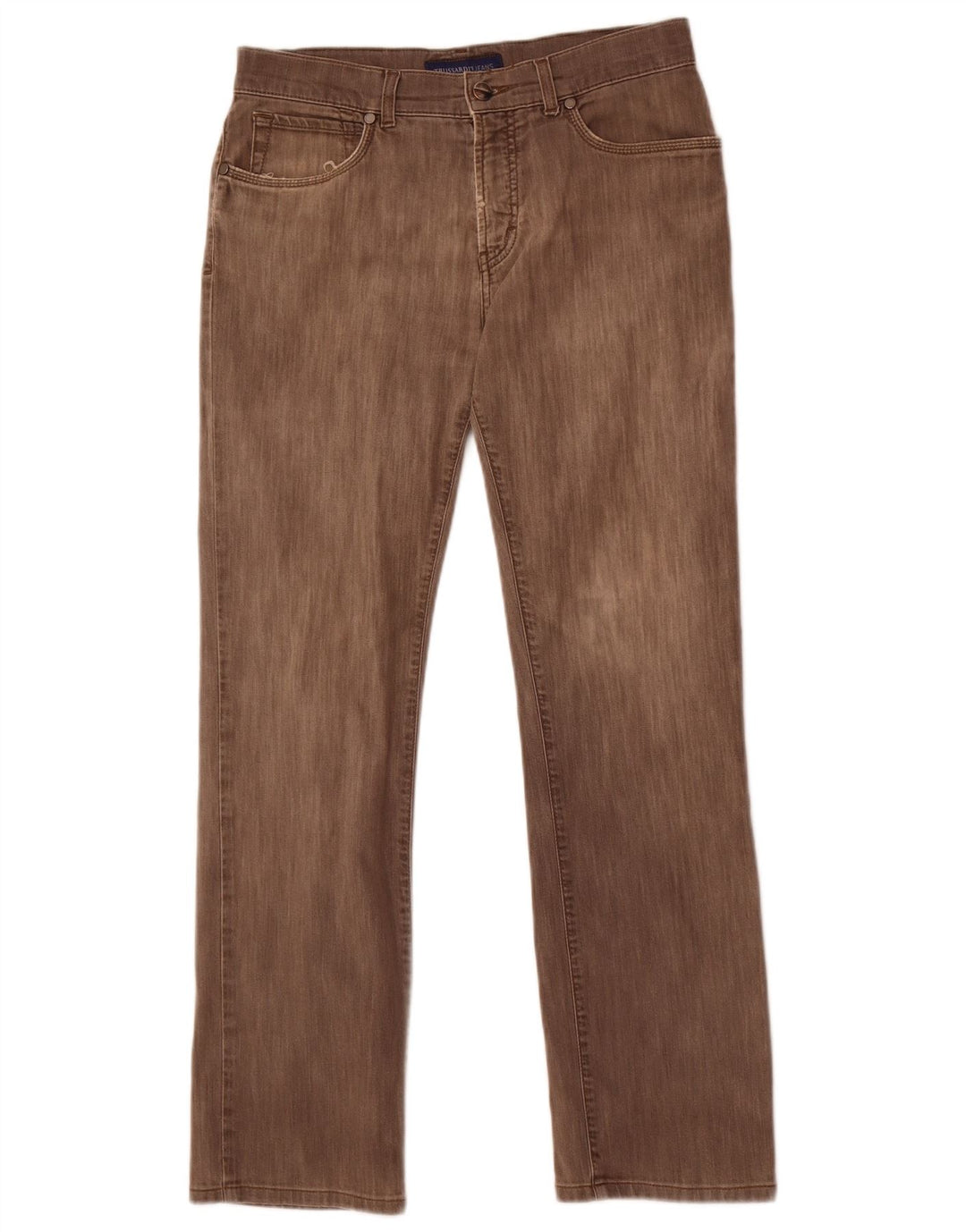 Trussardi Masculino Slim Jeans IT 47 Pequeno W31 L29 Cinza