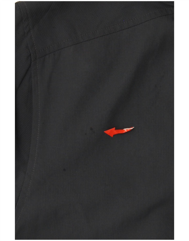 UNDER ARMOUR Mens Heat Gear Treino Top Jaqueta Poliéster Cinza Médio