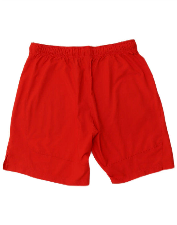 Shorts esportivos masculinos Nike grandes esportivos de poliéster vermelho