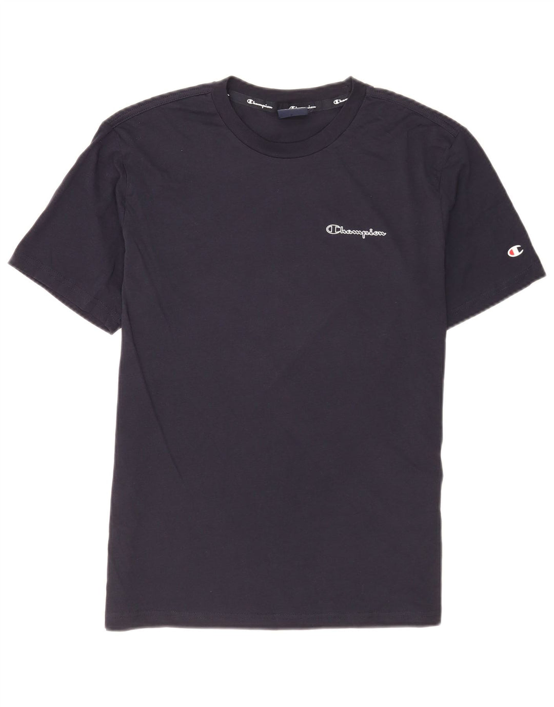 Camiseta masculina Champion pequena algodão azul marinho