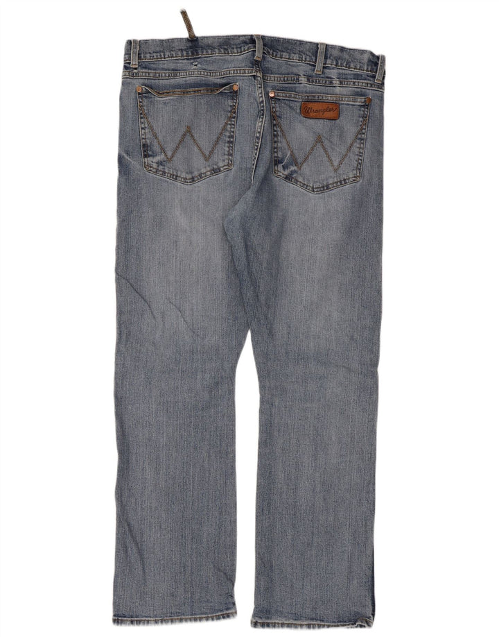 WRANGLER Masculino Slim Bootcut Jeans W36 L30 Azul Algodão