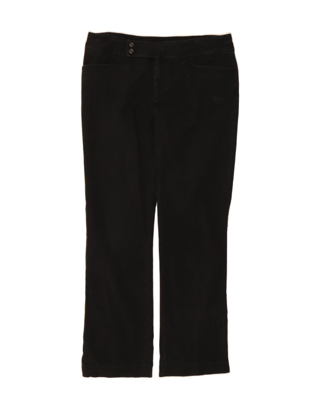 CHAPS Womens Bootcut Casual Trousers US 10 Large W32 L30 Black Cotton Vintage Chaps and Second-Hand Chaps from Messina Hembry 