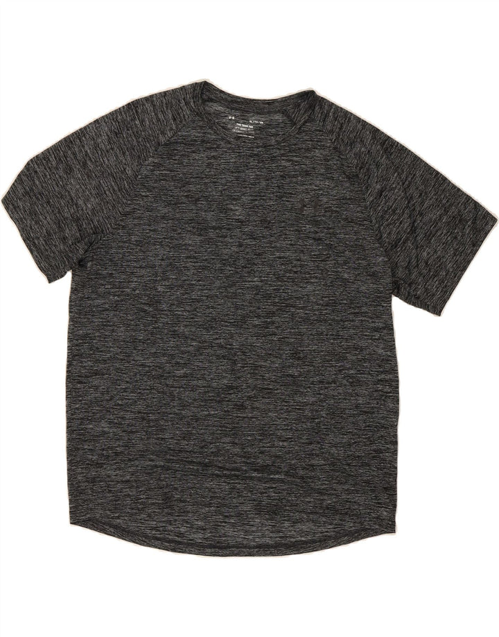 UNDER ARMOUR Mens T-Shirt Top XL Grey Polyester Vintage Under Armour and Second-Hand Under Armour from Messina Hembry 
