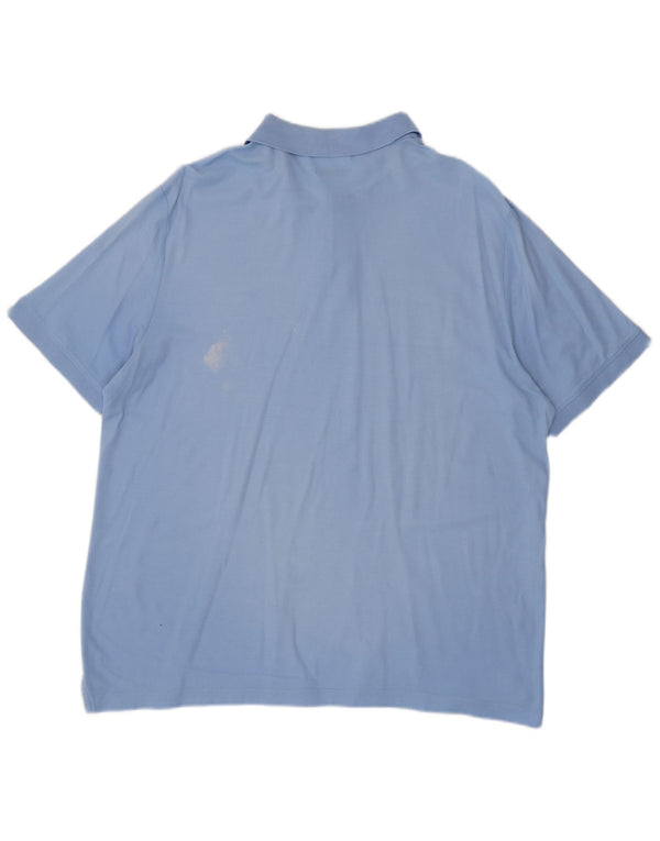 Camisa polo masculina Calvin Klein Slim Fit 2XL azul