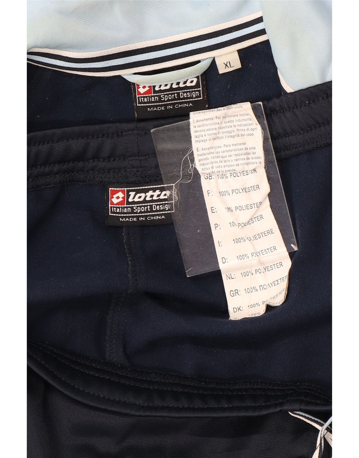 LOTTO Feminino Full Tracksuit UK 18 XL Azul Marinho Colorblock Poliéster