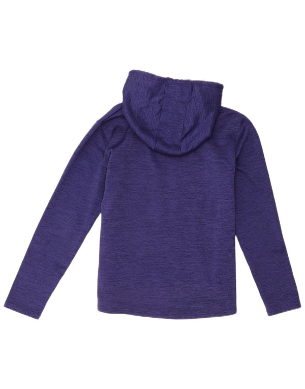 Under Armour feminino gráfico moletom com capuz Reino Unido 10 pequeno roxo poliéster