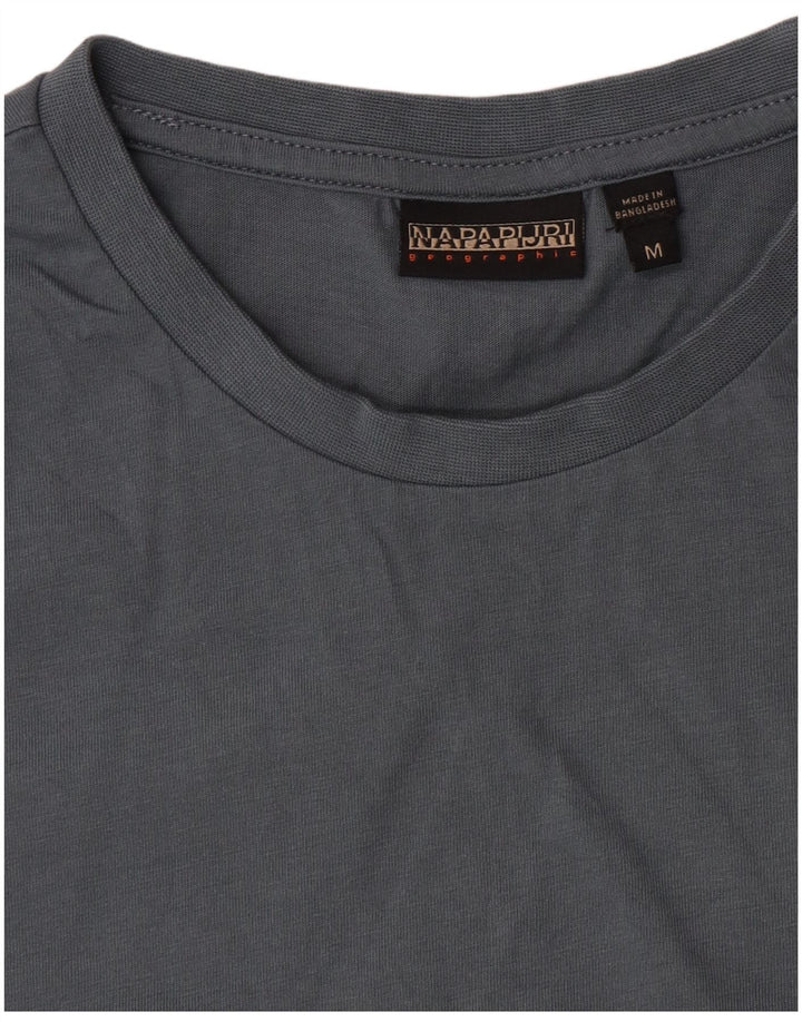 Camiseta masculina Napapijri azul médio