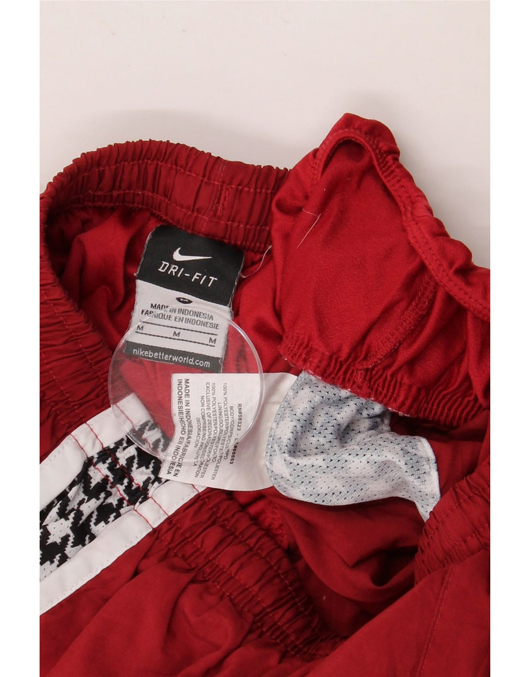 Shorts esportivos femininos Nike Dri Fit Graphic UK 12 médio marrom Houndstooth