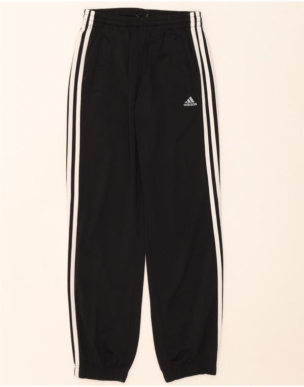 Adidas meninos clima 365 calças de treino joggers 11-12 anos preto