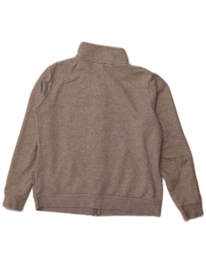 PUMA Womens Tracksuit Top Jacket UK 14 Grande Algodão Cinza