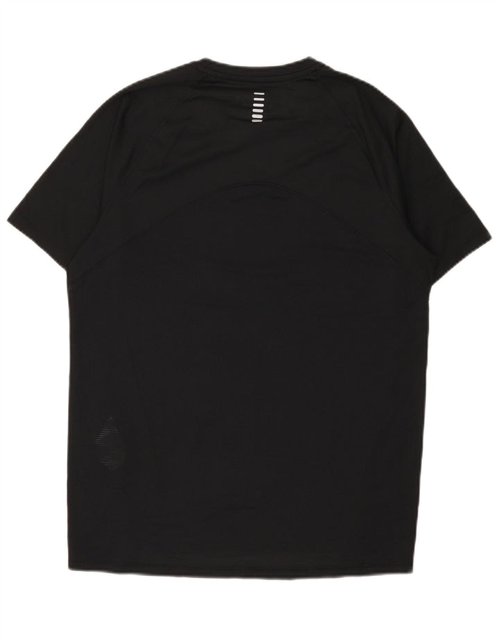 Under Armour Mens Camiseta Top Médio Poliéster Preto