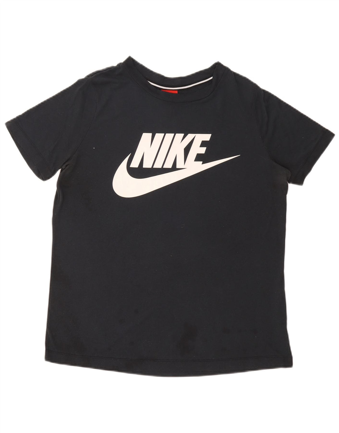 Camiseta feminina NIKE com estampa gráfica UK 14 médio azul marinho