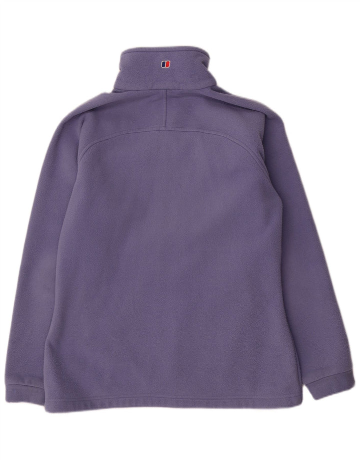 Jaqueta de lã feminina Berghaus UK 14 grande poliéster roxo