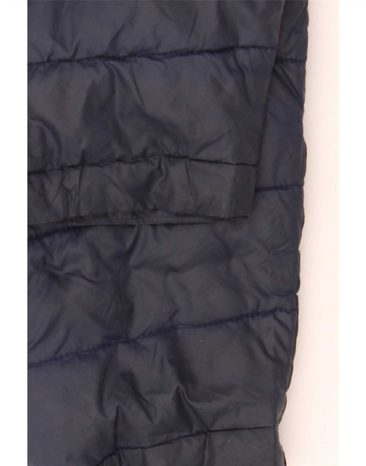 Jaqueta acolchoada masculina Weird Fish UK 40 grande nylon azul marinho