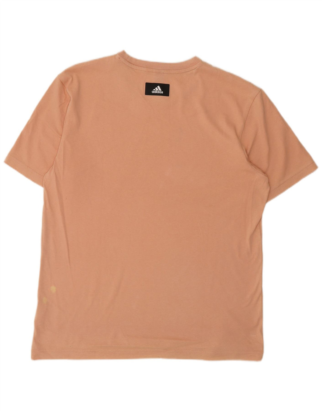ADIDAS Mens Graphic T-Shirt Top Medium Pink Cotton