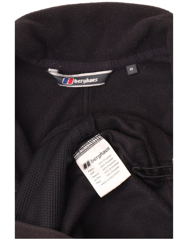 Jaqueta de lã masculina Berghaus UK 38 poliéster preto médio