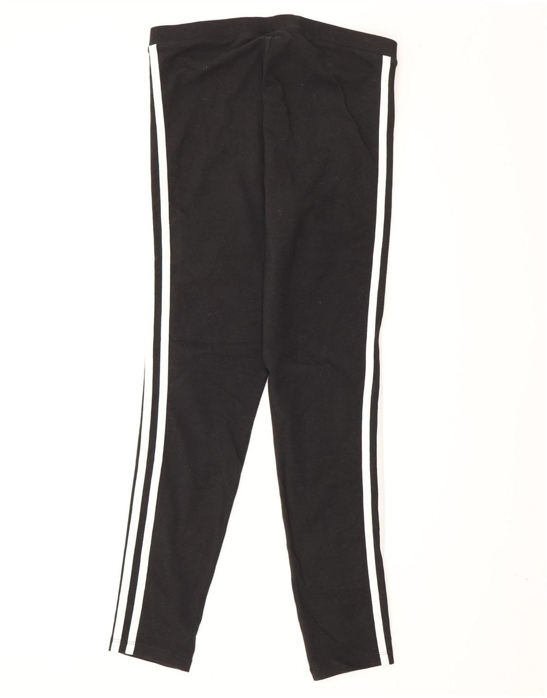 Leggings Adidas Femininas UK 10 Pequenas Algodão Preto