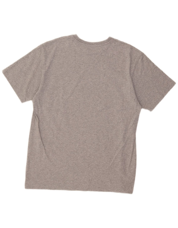 Camiseta masculina New Balance XL cinza manchada