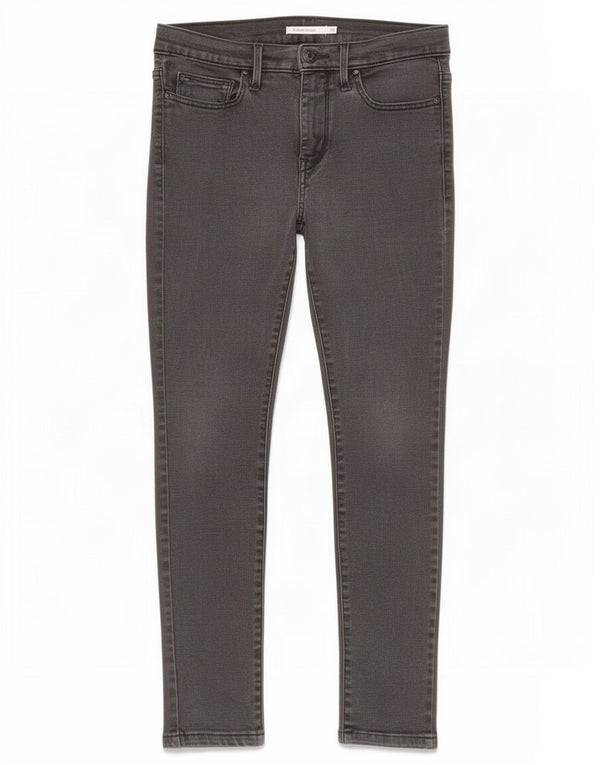 Calça jeans skinny feminina Levi's W28 L26 cinza