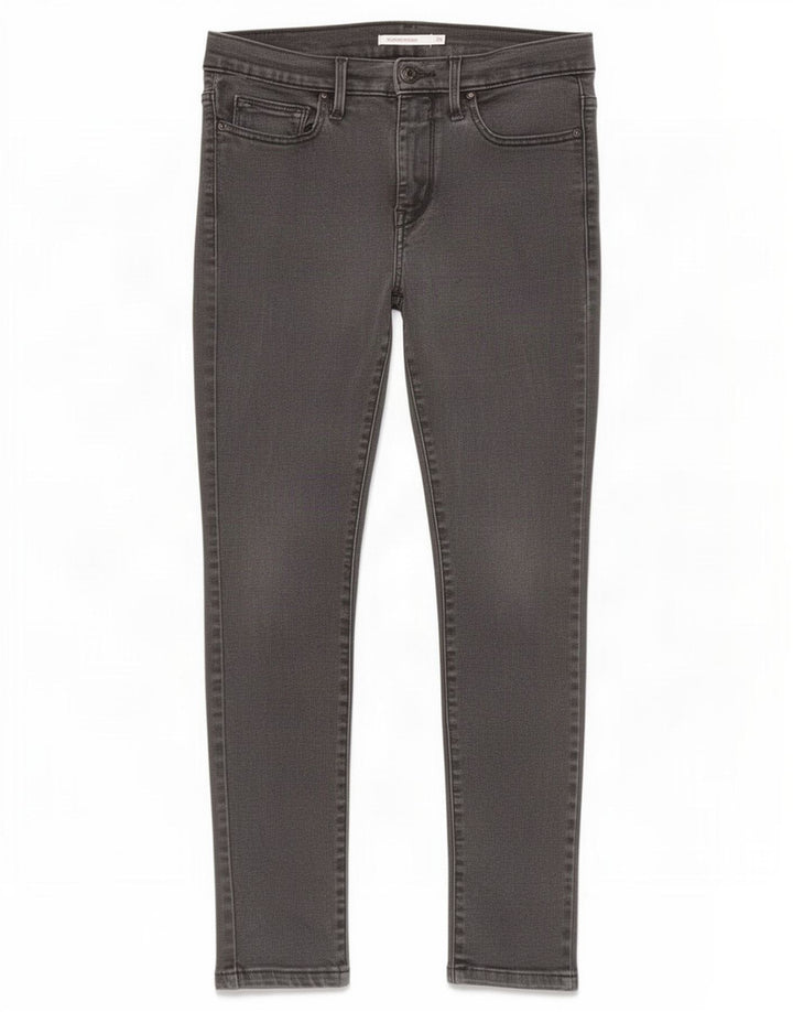 Calça jeans skinny feminina Levi's W28 L26 cinza