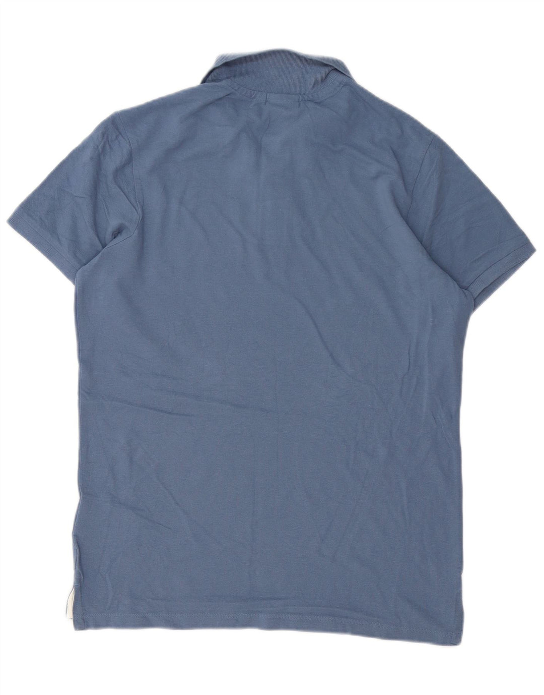 Camisa polo masculina Diadora grande algodão azul