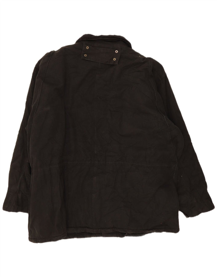 Jaqueta corta-vento masculina Old Mill UK 44 2XL algodão preto