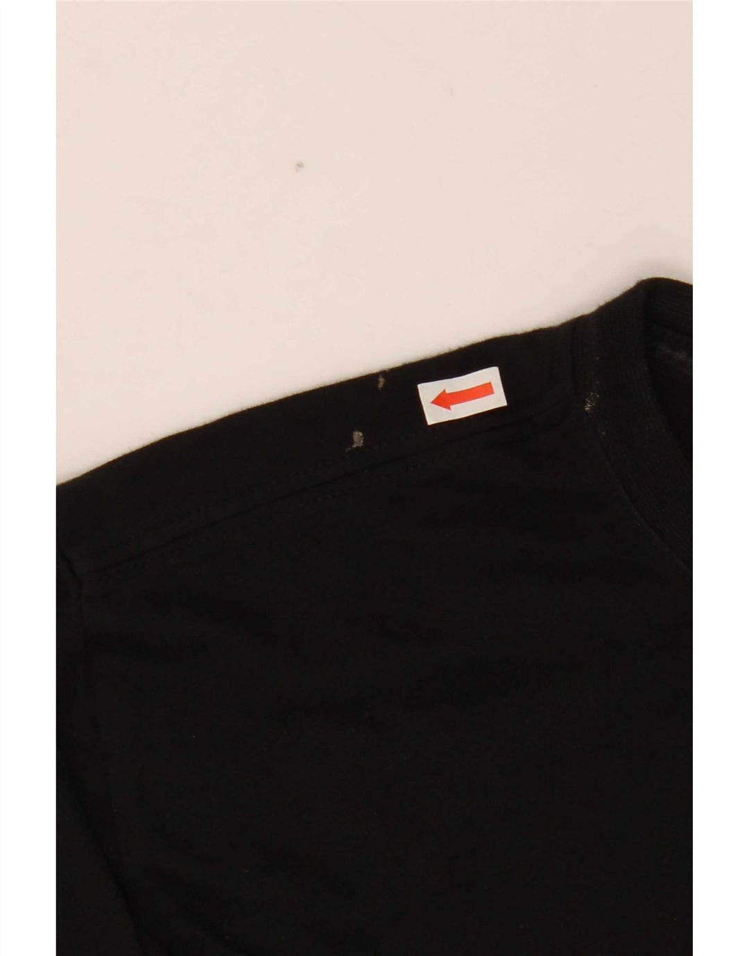 Nike Mens Camiseta Top Médio Algodão Preto