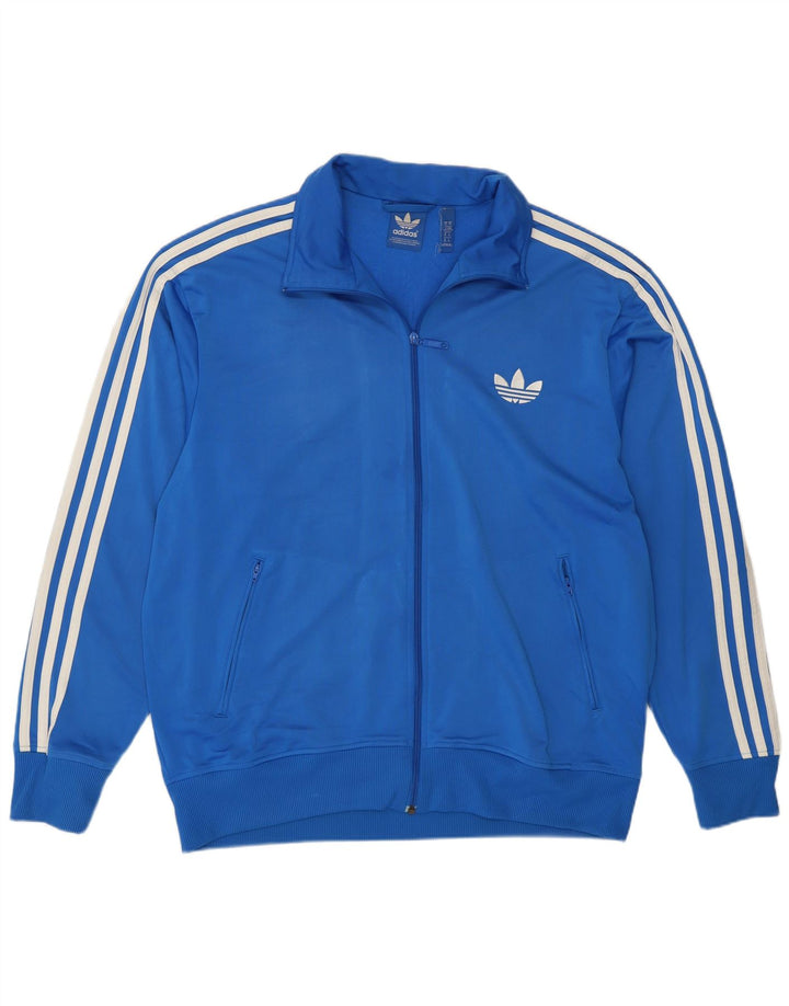 Jaqueta Adidas Mens Treino Top XL Azul Poliéster