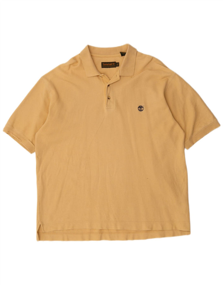 Camisa polo masculina Timberland XL algodão amarelo