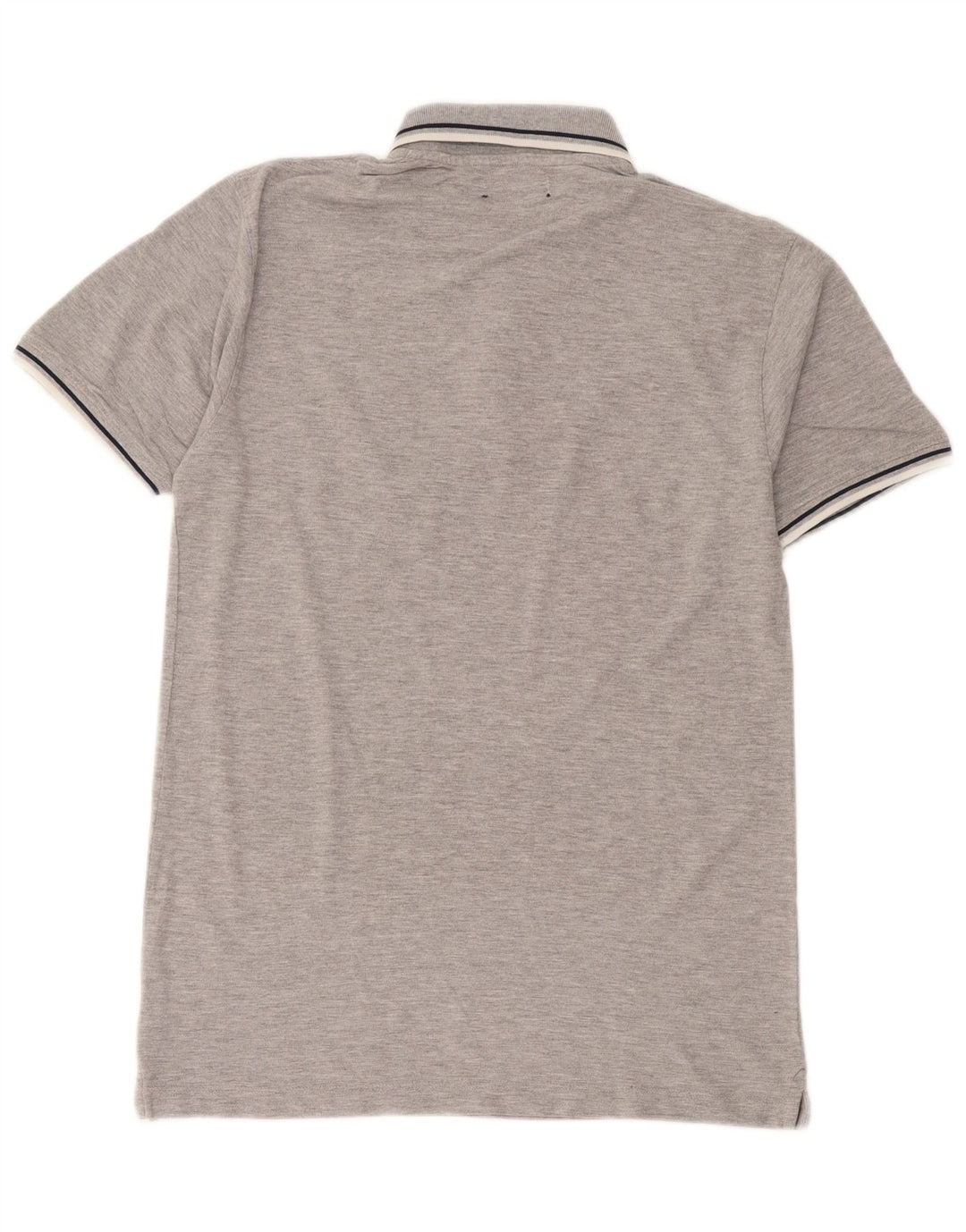 Camisa polo masculina Coveri grande algodão cinza